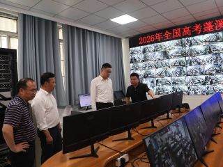 梁识栋率队督导蓬溪中学高考考点筹备工作